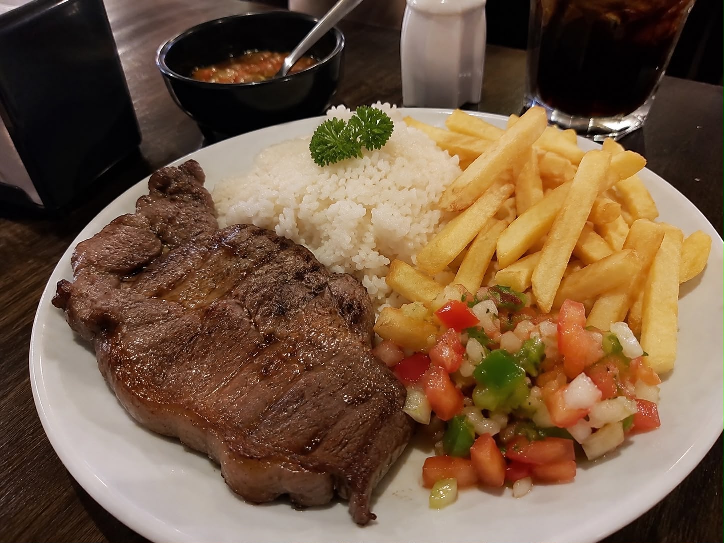 Filé acebolado